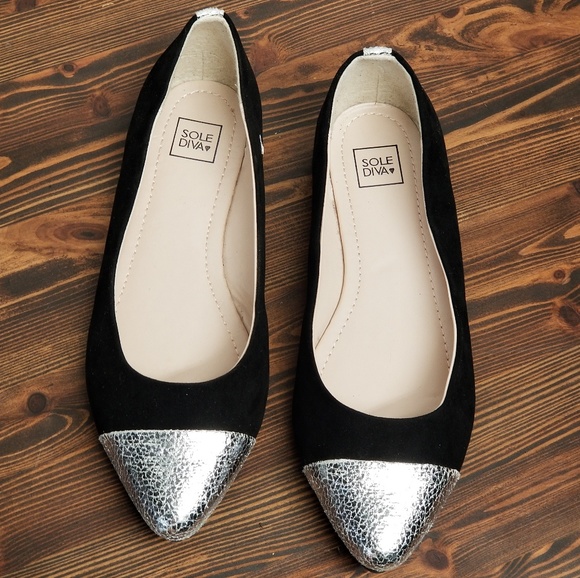 Sole Diva Pointy Ballet Flats